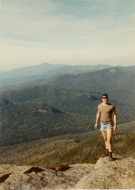 Me on my way to the top of Mnt Marcy.